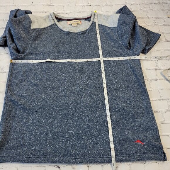 Tommy Bahama Men’s Casual pullover sweatshirt fleece lined crew neck blue XL - Picture 6 of 11